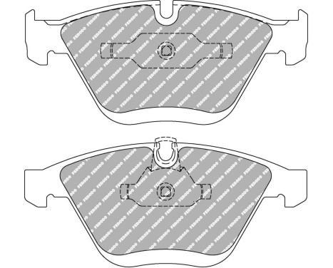 Brake pad set, disc brake FCP1628W Ferodo Racing