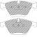 Brake pad set, disc brake FCP1628W Ferodo Racing