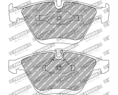 Brake pad set, disc brake FCP1628W Ferodo Racing, Image 2