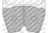 Brake pad set, disc brake FCP1664R Ferodo Racing