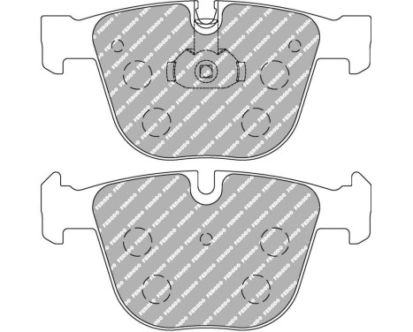 Brake pad set, disc brake FCP1672Z Ferodo Racing