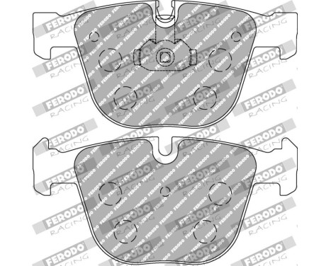 Brake pad set, disc brake FCP1672Z Ferodo Racing, Image 2