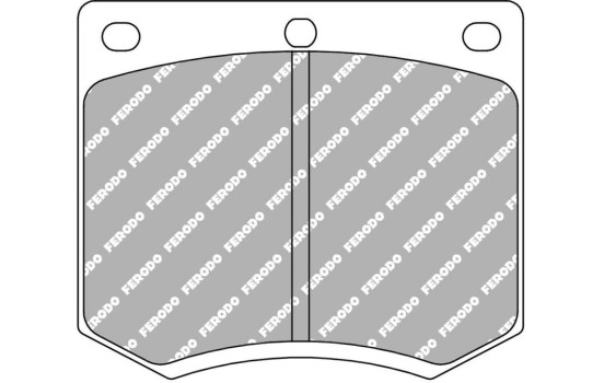 Brake pad set, disc brake FCP167Z Ferodo Racing