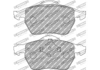 Brake pad set, disc brake FCP1717H Ferodo Racing