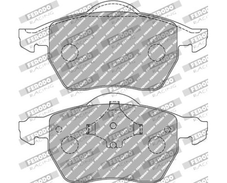 Brake pad set, disc brake FCP1717H Ferodo Racing