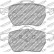 Brake pad set, disc brake FCP1717H Ferodo Racing