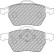 Brake pad set, disc brake FCP1717H Ferodo Racing, Thumbnail 2