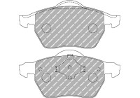 Brake pad set, disc brake FCP1717H Ferodo Racing