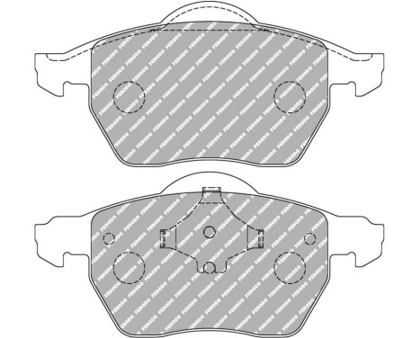 Brake pad set, disc brake FCP1717H Ferodo Racing