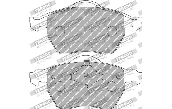 Brake pad set, disc brake FCP1717H Ferodo Racing, Image 2
