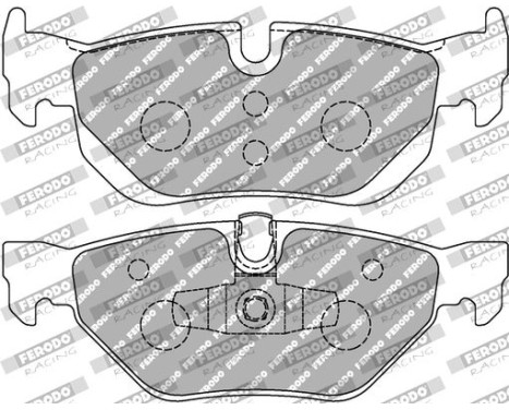 Brake pad set, disc brake FCP1807H Ferodo Racing
