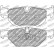 Brake pad set, disc brake FCP1807H Ferodo Racing