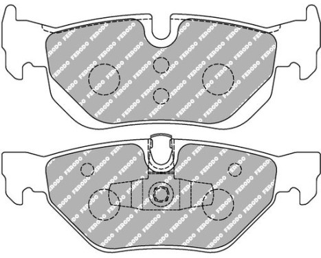 Brake pad set, disc brake FCP1807H Ferodo Racing, Image 2