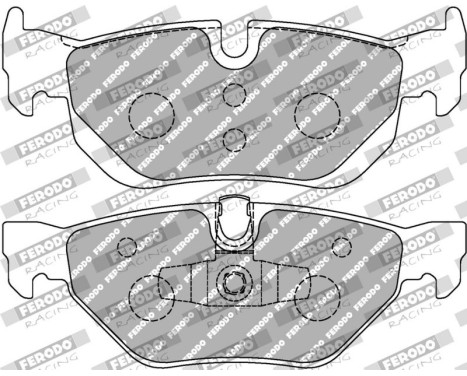 Brake pad set, disc brake FCP1807H Ferodo Racing, Image 2