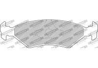 Brake pad set, disc brake FCP206H Ferodo Racing