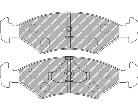 Brake pad set, disc brake FCP206H Ferodo Racing, Image 2