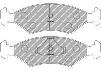 Brake pad set, disc brake FCP206H Ferodo Racing