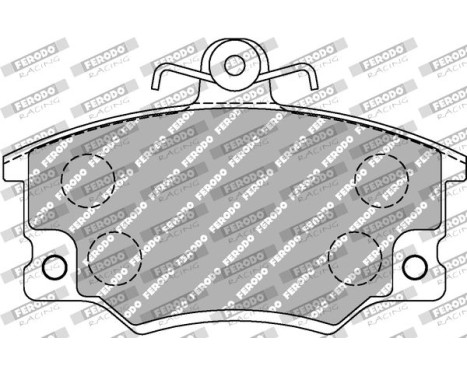 Brake pad set, disc brake FCP370Z Ferodo Racing
