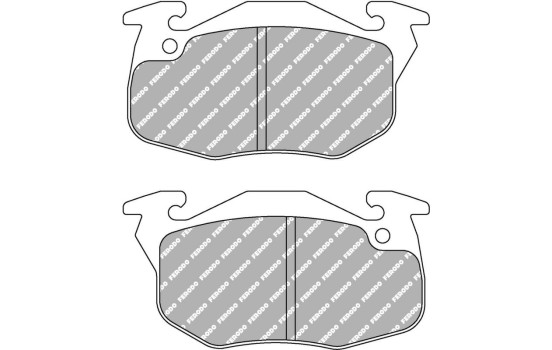 Brake pad set, disc brake FCP393R Ferodo Racing
