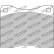 Brake pad set, disc brake FCP399R Ferodo Racing, Thumbnail 2