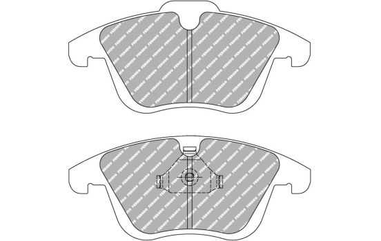 Brake pad set, disc brake FCP4045H Ferodo Racing