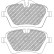 Brake pad set, disc brake FCP4080W Ferodo Racing