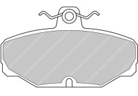 Brake pad set, disc brake FCP408H Ferodo Racing