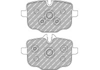 Brake pad set, disc brake FCP4381H Ferodo Racing