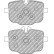 Brake pad set, disc brake FCP4381H Ferodo Racing