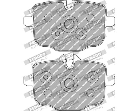 Brake pad set, disc brake FCP4381H Ferodo Racing, Image 2