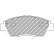 Brake pad set, disc brake FCP4404H Ferodo Racing