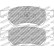 Brake pad set, disc brake FCP4416H Ferodo Racing, Thumbnail 2