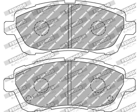 Brake pad set, disc brake FCP4426Z Ferodo Racing, Image 2