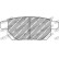 Brake pad set, disc brake FCP4430H Ferodo Racing, Thumbnail 2