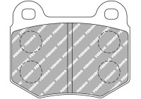 Brake pad set, disc brake FCP448R Ferodo Racing