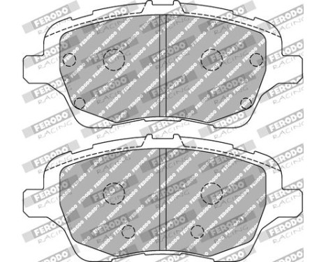 Brake pad set, disc brake FCP4612H Ferodo Racing