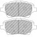 Brake pad set, disc brake FCP4612H Ferodo Racing, Thumbnail 2