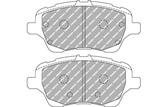 Brake pad set, disc brake FCP4612H Ferodo Racing