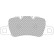 Brake pad set, disc brake FCP4665H Ferodo Racing
