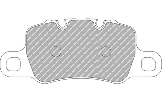 Brake pad set, disc brake FCP4665H Ferodo Racing