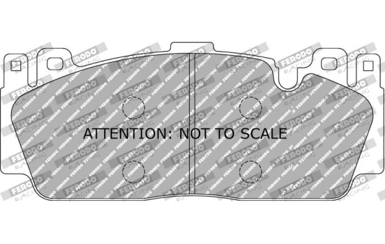 Brake pad set, disc brake FCP4712H Ferodo Racing, Image 2