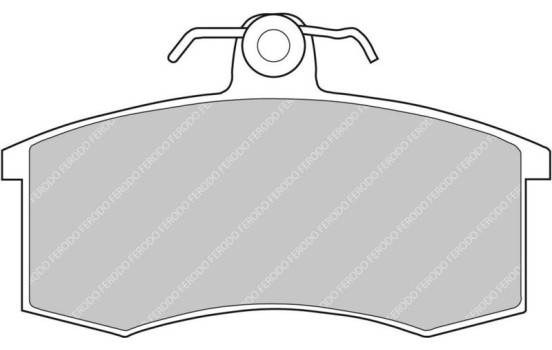 Brake pad set, disc brake FCP527R Ferodo Racing