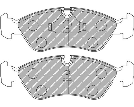 Brake pad set, disc brake FCP584H Ferodo Racing