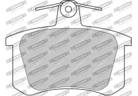Brake pad set, disc brake FCP596H Ferodo Racing