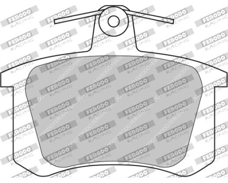 Brake pad set, disc brake FCP596H Ferodo Racing