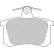 Brake pad set, disc brake FCP596H Ferodo Racing, Thumbnail 2