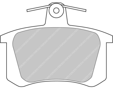 Brake pad set, disc brake FCP596H Ferodo Racing