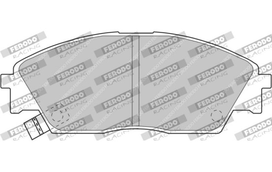 Brake pad set, disc brake FCP598R Ferodo Racing, Image 2