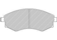 Brake pad set, disc brake FCP600H Ferodo Racing