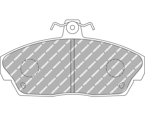 Brake pad set, disc brake FCP613H Ferodo Racing